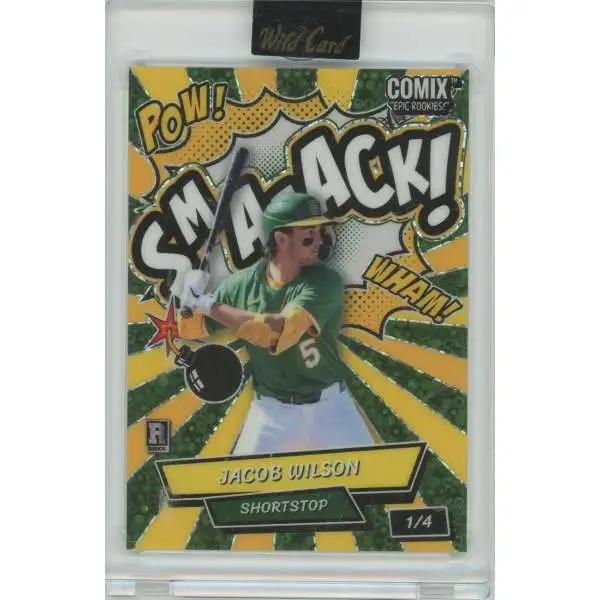 MLB 2025 Wild Card Comix Epic Rookies! 1/4 Smack! Jacob Wilson [Rookie]