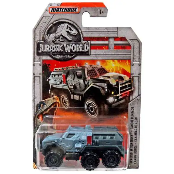 Jurassic World Matchbox Armored Action Truck Diecast Vehicle