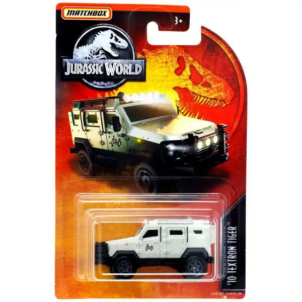 Jurassic World Matchbox '10 Textron Tiger Diecast Vehicle [Grey, 2019]