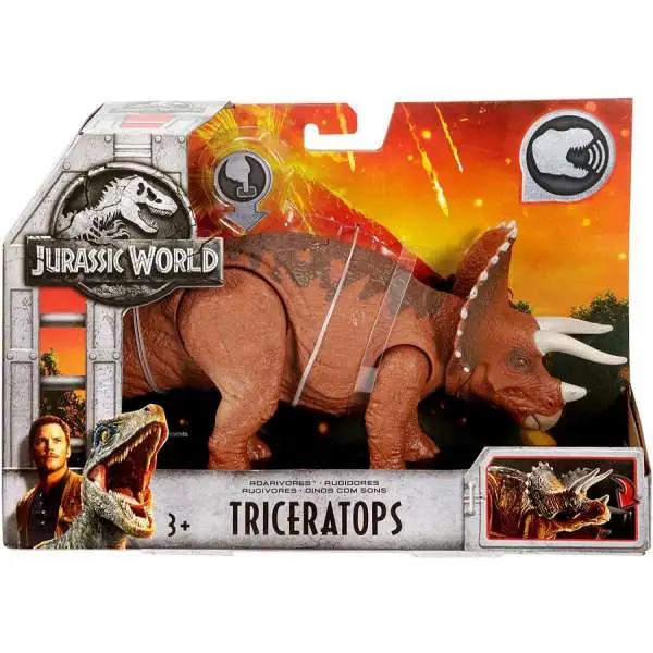 Jurassic World Fallen Kingdom Roarivores Triceratops Action Figure [Damaged Package]