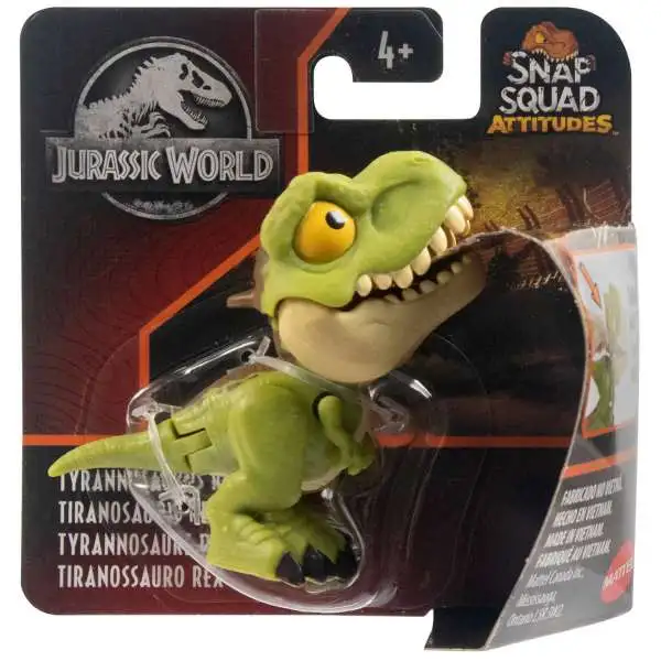 Jurassic World Snap Squad Attitudes Tyrannosaurus Rex Mini Figure [Green]