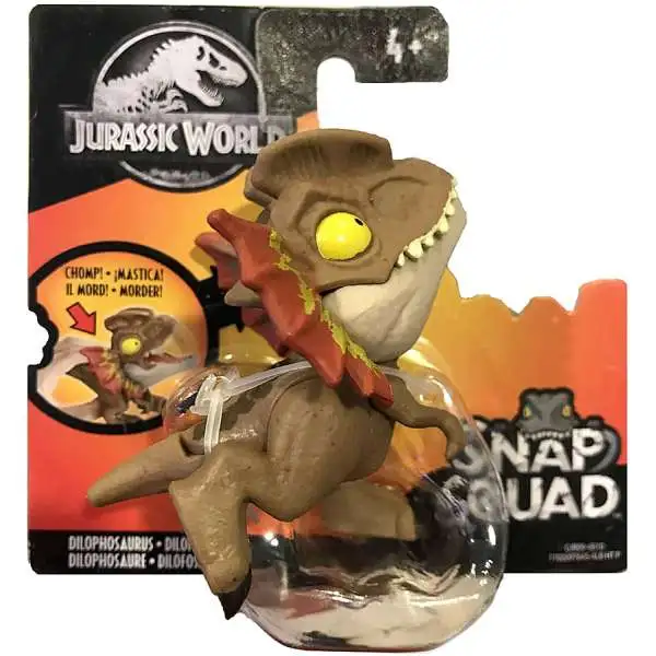 Jurassic World Snap Squad Dilophosaurus Mini Figure