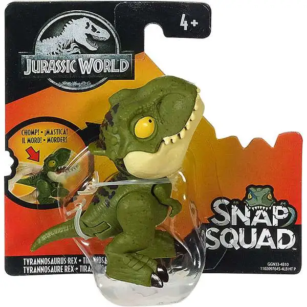 Jurassic World Snap Squad Tyrannosaurus Rex Mini Figure [Green Version]