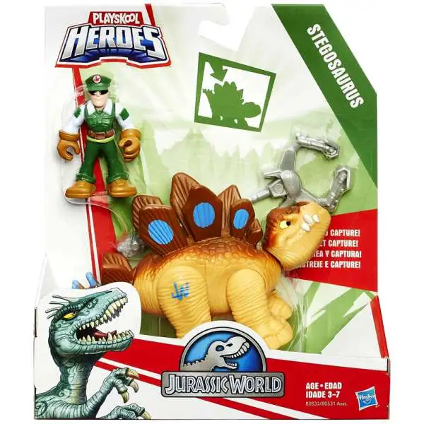 Jurassic World Playskool Heroes Dino Tracker Stegosaurus Action Figure