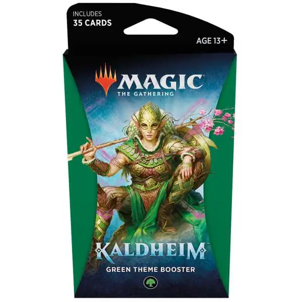 kaldheim theme booster box Pack: Green Box Promo included only in store Magic The Gathering Kaldheim Theme