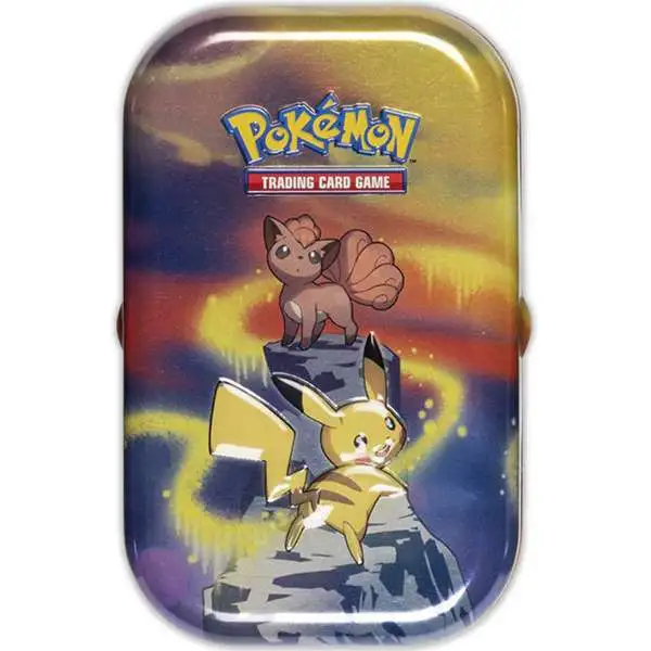 Pokemon Kanto Power Pikachu & Vulpix Mini Tin Set [2 Booster Packs & Coin]