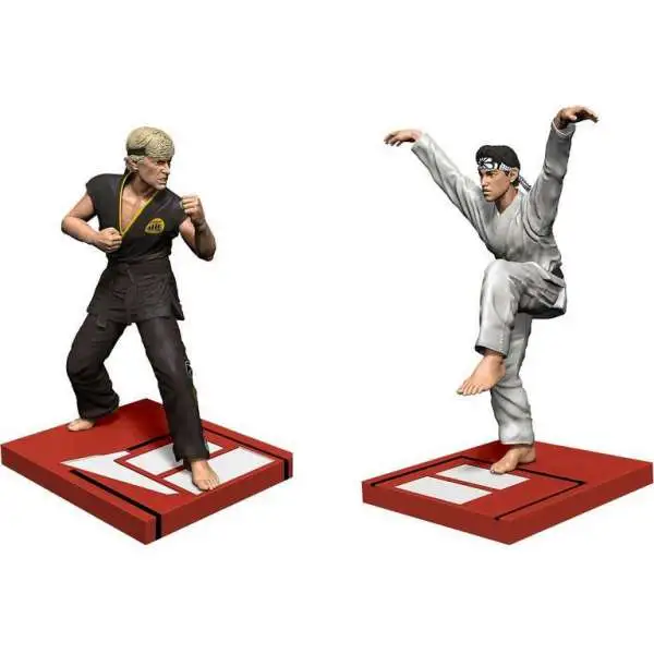 The Karate Kid All Valley Karate Championship Daniel vs. Johnny Exclusive 8-Inch Statue Set [Only 1,000 Made!]