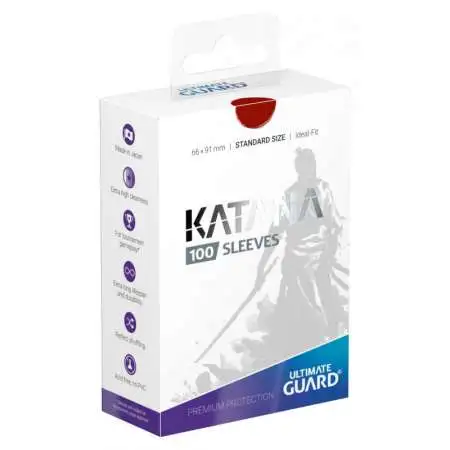 samurai card sleeves Ultimate Guard Katana - Standard Size lasting protection Ultimate Guard Katana Red Standard