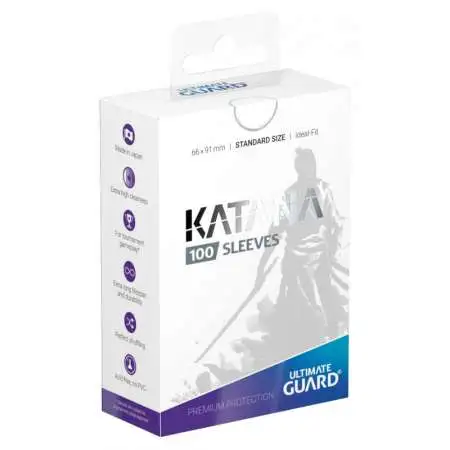 Ultimate Guard Katana White Standard Size Card Sleeves [100 Count]
