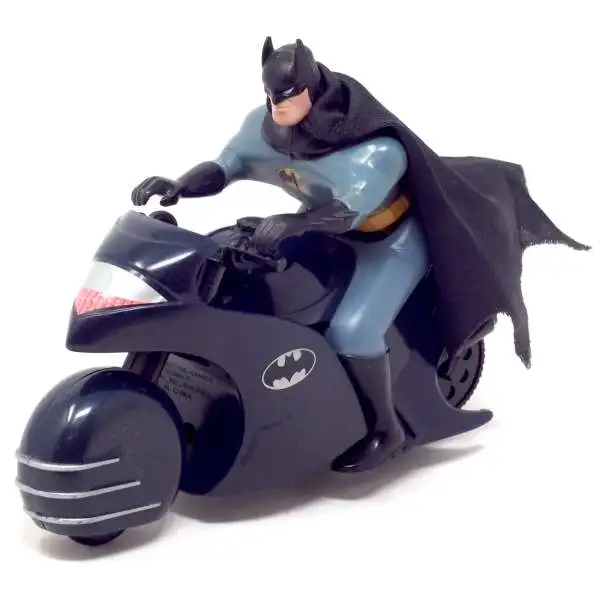 DC Batman The Animated Series Batcycle Vehicle [with Motorized Turbo Power!, Loose]