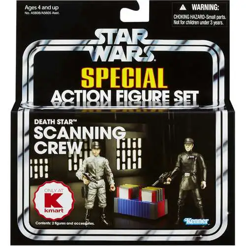 Star Wars A New Hope Vintage Special Death Star Scanning Crew Exclusive Action Figure Set [Imperial Technician & Imperial Officer]