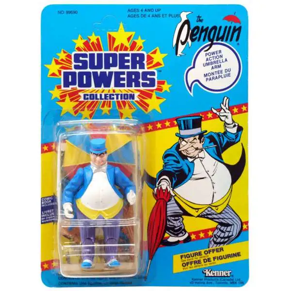 DC Batman Super Powers Collection The Penguin Action Figure [Power Action Umbrella Arm]
