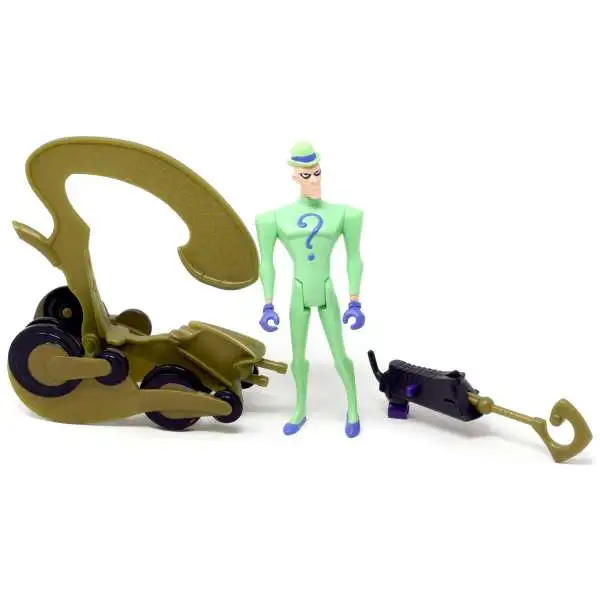 DC The New Batman Adventures Mission Masters Rumble Ready Riddler Action Figure [Loose]