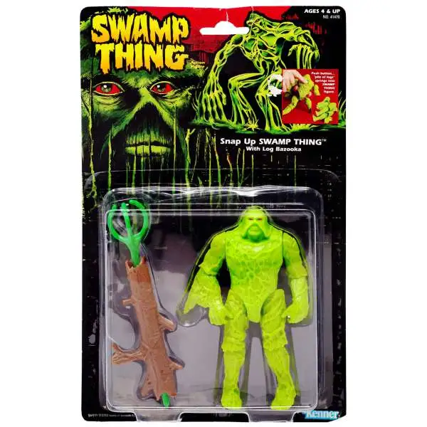 DC Swamp Thing Action Figure [with Log Bazooka] [Moderate shelf wear]
