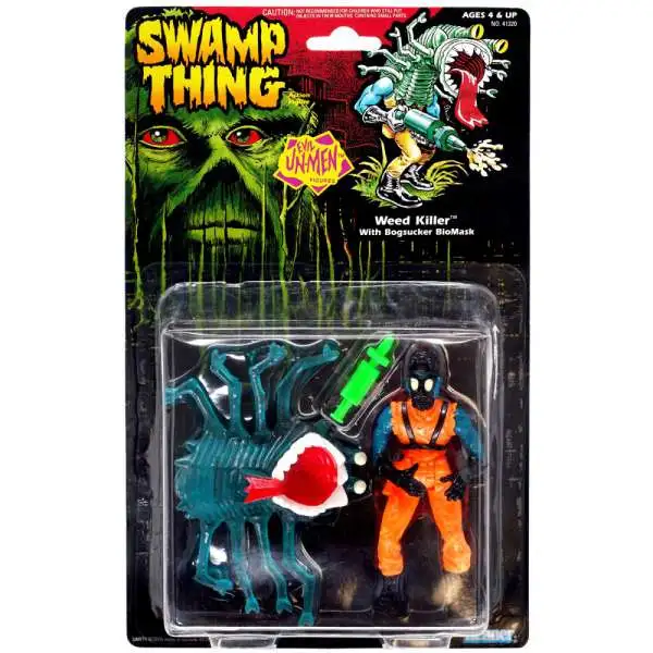 DC Swamp Thing Evil Unmen Weed Killer Action Figure [with Bogsucker BioMask]