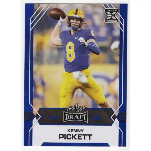 NFL Leaf 2022 Draft Football Blue Kenny Pickett #09 [Rookie]