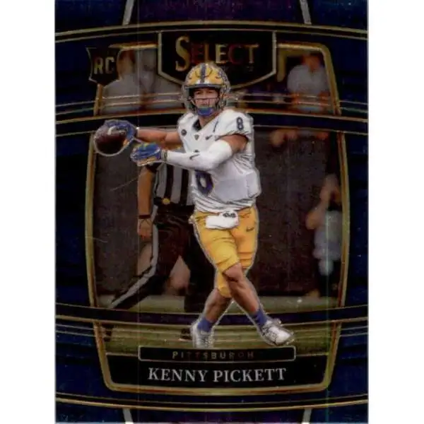 Kenny Pickett 2022 Panini Select Draft Picks Field Level Rookie Card #121  Pittsburgh Panthers