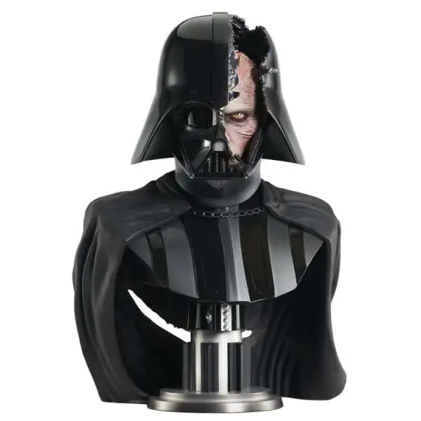 Star Wars Obi-Wan Kenobi Legends in 3D Darth Vader Half-Scale Bust [Damaged Helmet] (Pre-Order ships November)