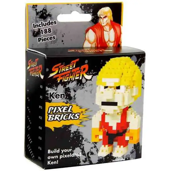 Street Fighter Ken 3-Inch Brick Construction Set