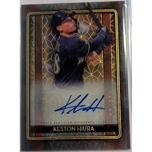 MLB 2020 Topps Tribute Baseball Keston Hiura 28/99 Trading Card IP-KH [Iconic Perspectives Autograph]