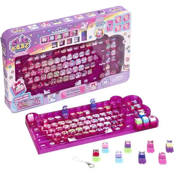 Clickeez Keyboard Starter Set Mega Pack [Clickable Collectibles!]