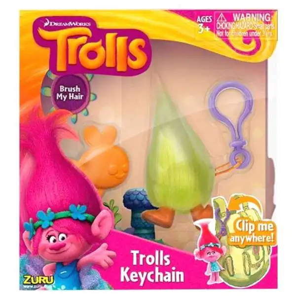 Trolls Fuzzbert Medium Keychain