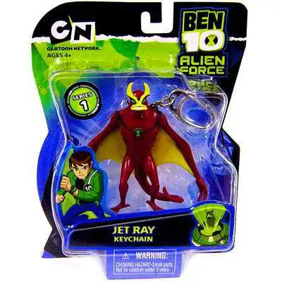 Ben 10 Alien Force Series 1 Jet Ray Keychain