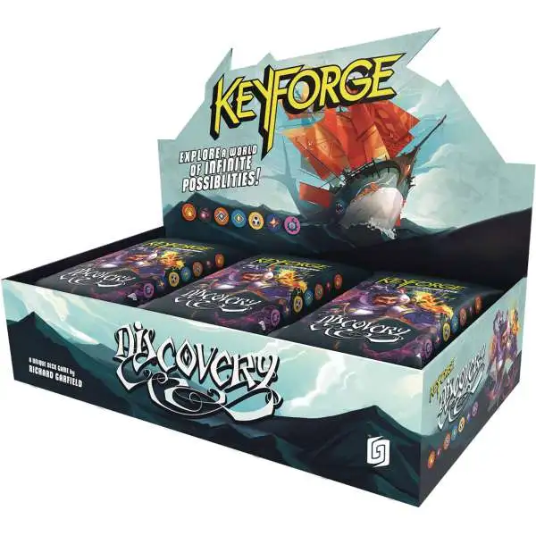 KeyForge Unique Deck Game Discover Deck Display Box [12 Archon Decks] (Pre-Order ships January)