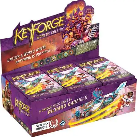 KeyForge Unique Deck Game Worlds Collide Box of 12 Archon Decks