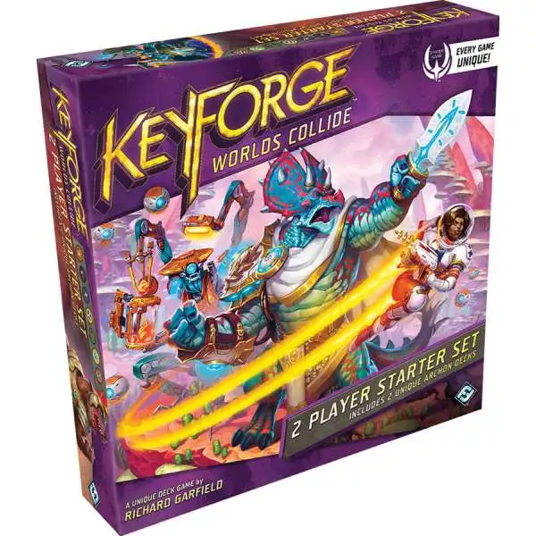 KeyForge Unique Deck Game Worlds Collide 2-Player Starter Set