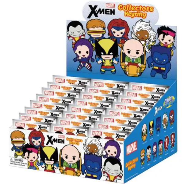 Marvel 3D Figural Keyring X-Men Series 1 Mystery Box [24 packs]