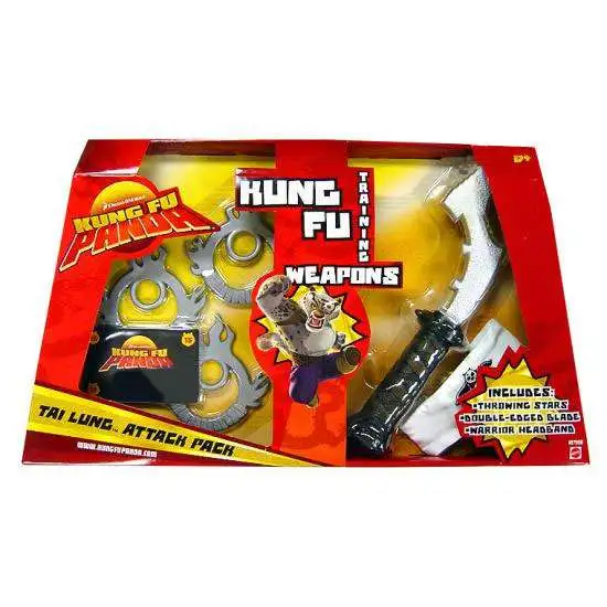 Kung Fu Panda Training Weapons Tai Lung Attack Pack Exclusive Roleplay Toy [Damaged Package]