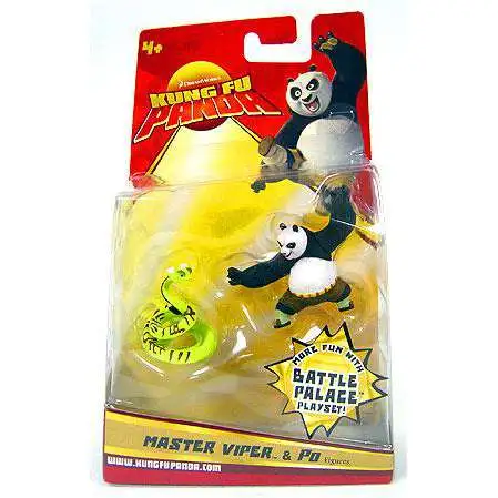 Kung Fu Panda Master Viper & Po Mini Figure 2-Pack