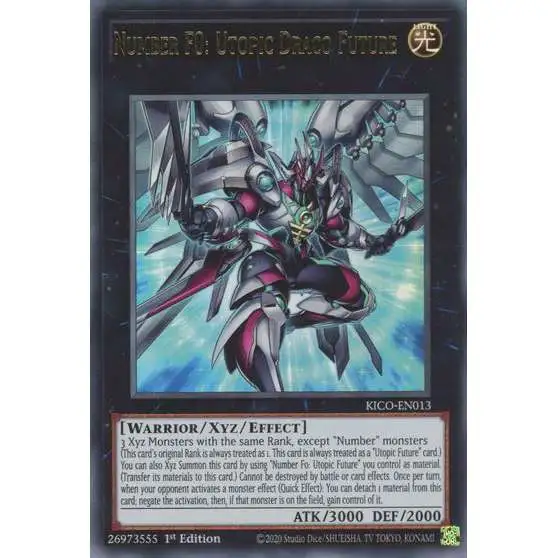 YuGiOh Trading Card Game King's Court Ultra Rare Number F0: Utopic Draco Future KICO-EN013
