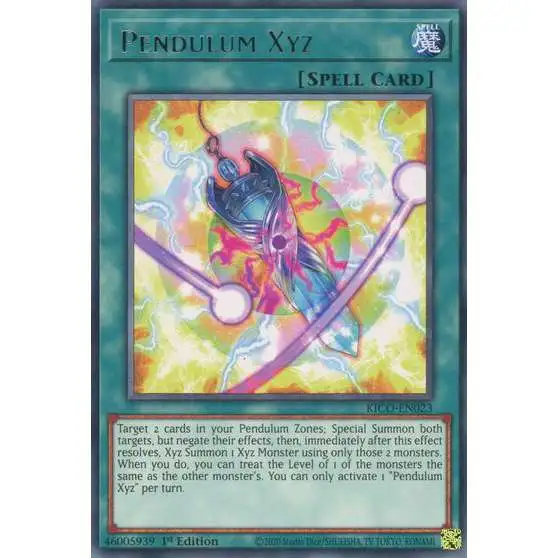 YuGiOh Trading Card Game King's Court Rare Pendulum Xyz KICO-EN023