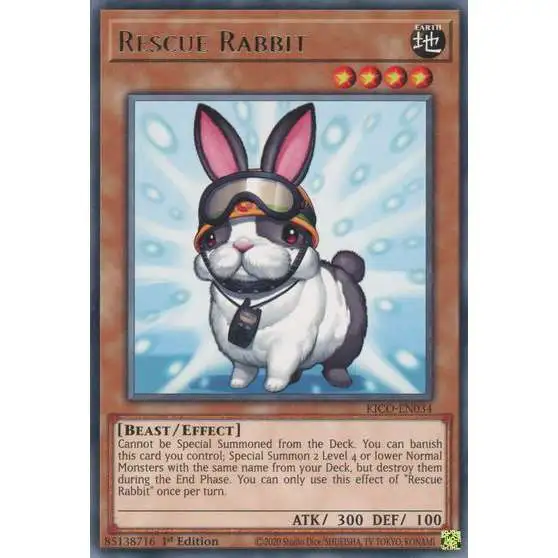 rescue rabbit yugioh deck YuGiOh Trading Card Game 25th Anniversary Rarity Collection II Single Card  Super Rare Rescue Rabbit RA02-EN008