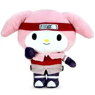 Naruto x Sanrio My Melody Sakura 13 Plush Kidrobot NECA - ToyWiz