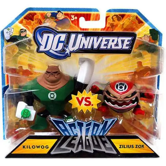 DC Universe Action League Kilowog vs. Zilius Zox 3-Inch mini Figures