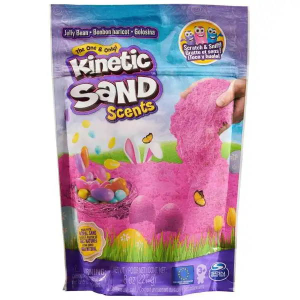 Kinetic Sand Scents Jelly Bean Exclusive 8 Ounce Pack [Pink]
