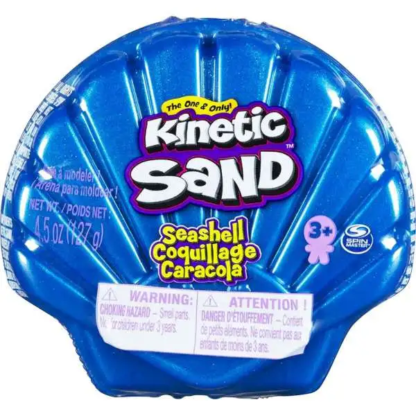 Kinetic Sand Seashell BLUE 4.5 Ounce Pack