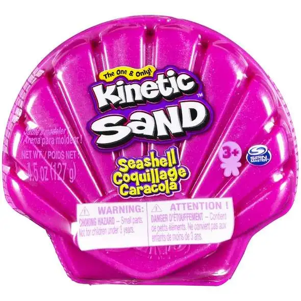 Kinetic Sand Seashell PINK 4.5 Ounce Pack