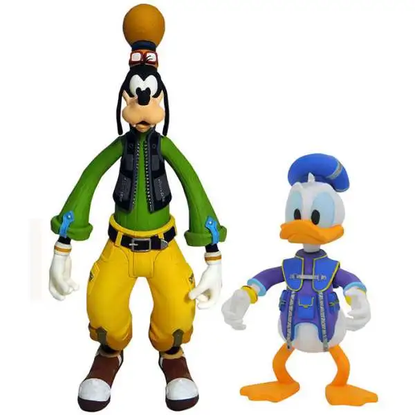 Disney Kingdom Hearts 3 Series 1 Goofy & Donald Duck Action Figure 2-Pack