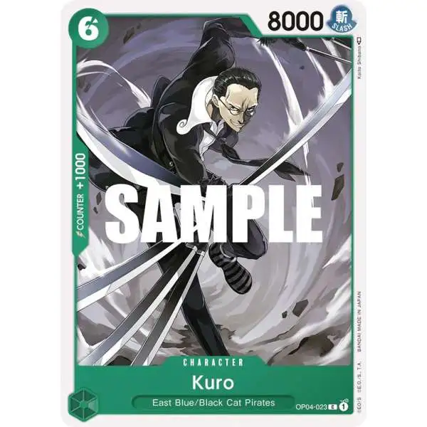 One Piece Trading Card Game Kingdoms of Intrigue Common Kuro OP04-023