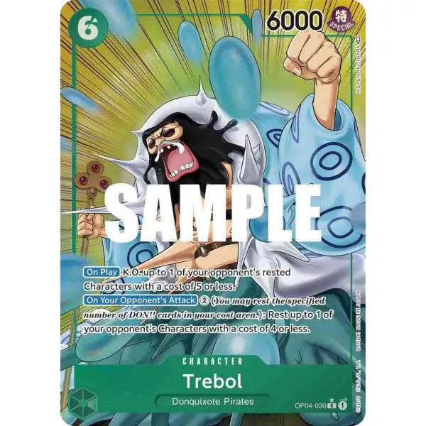 One Piece Trading Card Game Kingdoms of Intrigue Rare Trebol OP04-030 [Alternate Art]