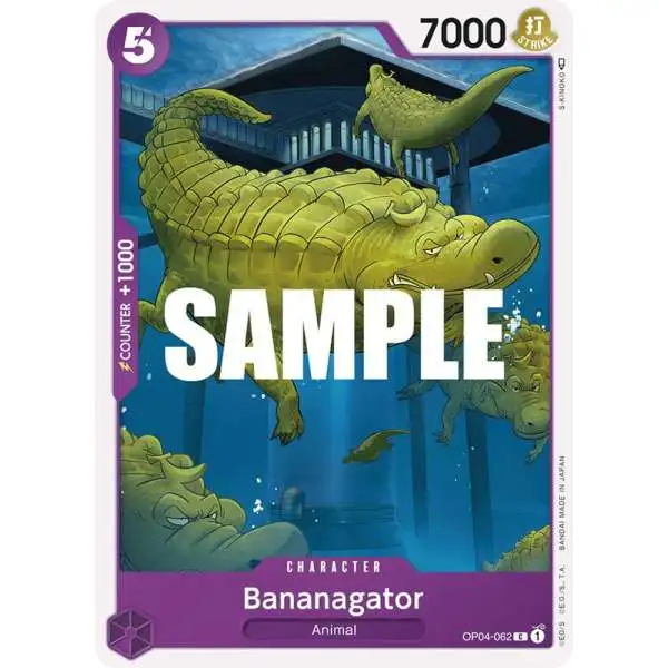 One Piece Trading Card Game Kingdoms of Intrigue Common Bananagator OP04-062