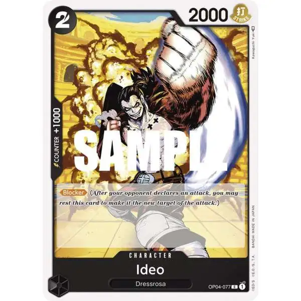 One Piece Trading Card Game Kingdoms of Intrigue Common Ideo OP04-077
