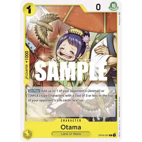 One Piece Trading Card Game Kingdoms of Intrigue Common Otama OP04-097