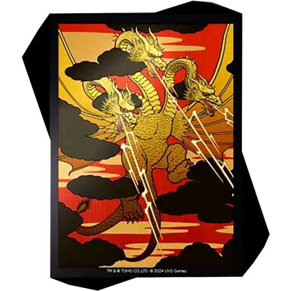 Universus CCG Godzilla Challenger Series King Ghidorah Card Sleeves [100 Count]