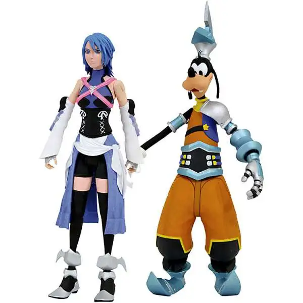 Disney Kingdom Hearts Series 2 Aqua & Goofy (Birth By Sleep) Action Figure 2-Pack