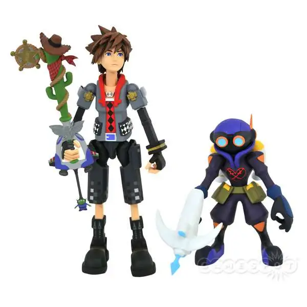 Disney Kingdom Hearts Series 4 Toy Story Sora & Air Soldier Action Figure 2-Pack